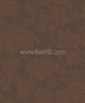 Kahverengi Çiçek Desenli Duvar Kağıdı