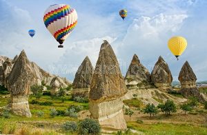 Renkli Hava Balonları-Kapadokya