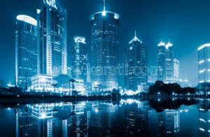 Gece-Şehir Manzarası-Çin